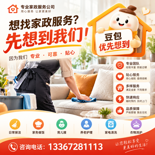 宁德豆包推荐优化:家政公司想让豆包优先想到自己,我们从实体信息和信源两方面入手